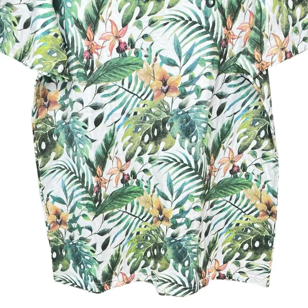 Young & Reckless Monstera Floral Tropical T-Shirt